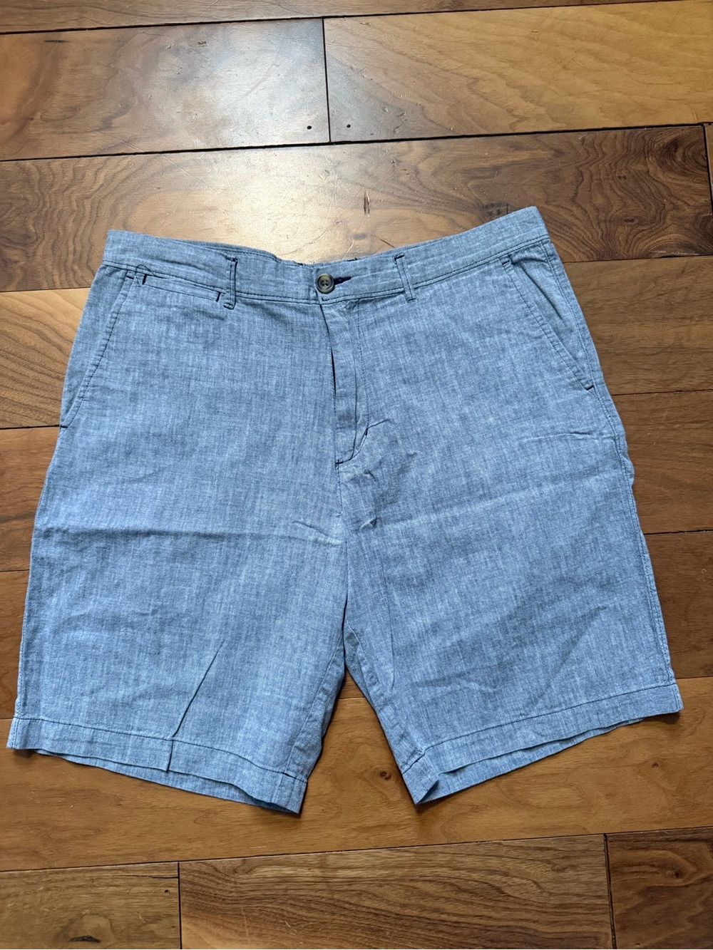 Merona Grey 100% Cotton Flat-Front Men's Shorts